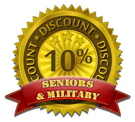 10% Off for Seniors and Military