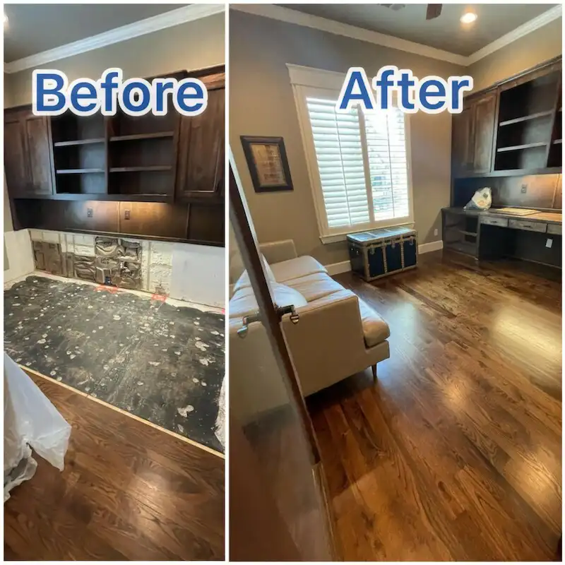 before and after flooring