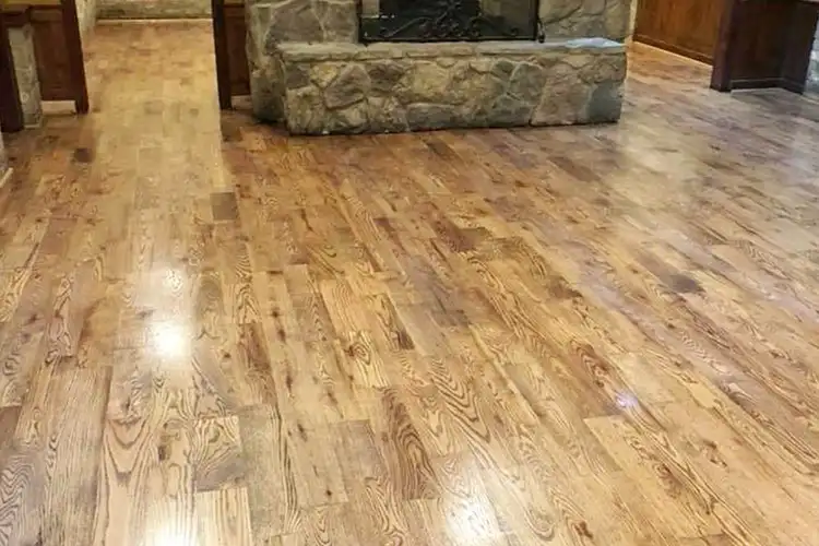 laminate flooring with fireplace