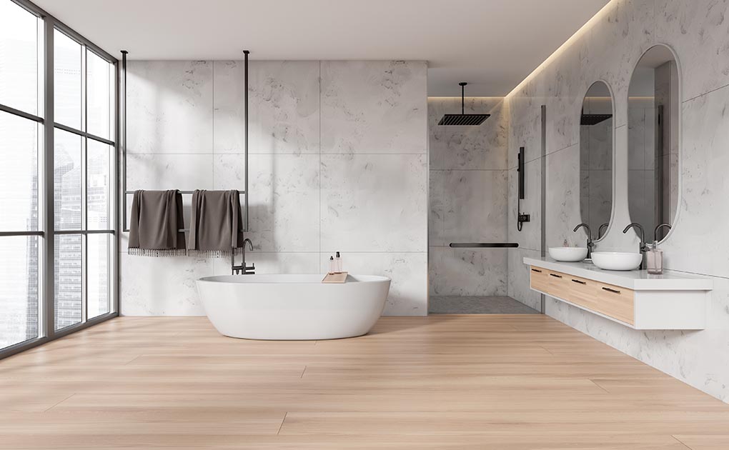 Bathroom Laminate Flooring Ideas That are Both Waterproof and Stylish